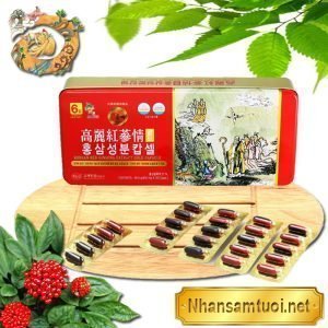 Viên hồng sâm linh chi nhung hươu kgs